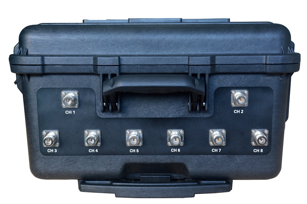 Military jammer High Power Portable 8 Channels bands Mobile Signal Jammer 200W up to 300 meters GPS WIFI Blocker