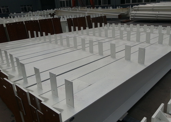 Construction Steel Fabrication Services For Prefab Structural Steel Workshop