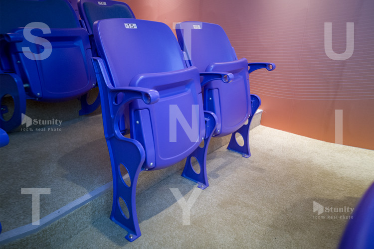 High Back Folding Plastic Stadium Seats For Football Club
