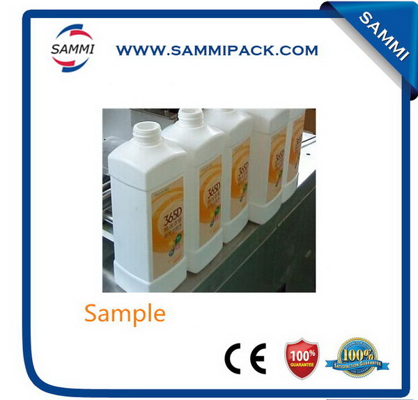 Flat Surface Packaging Labeling Machine Semi Automatic For Bottle Lids