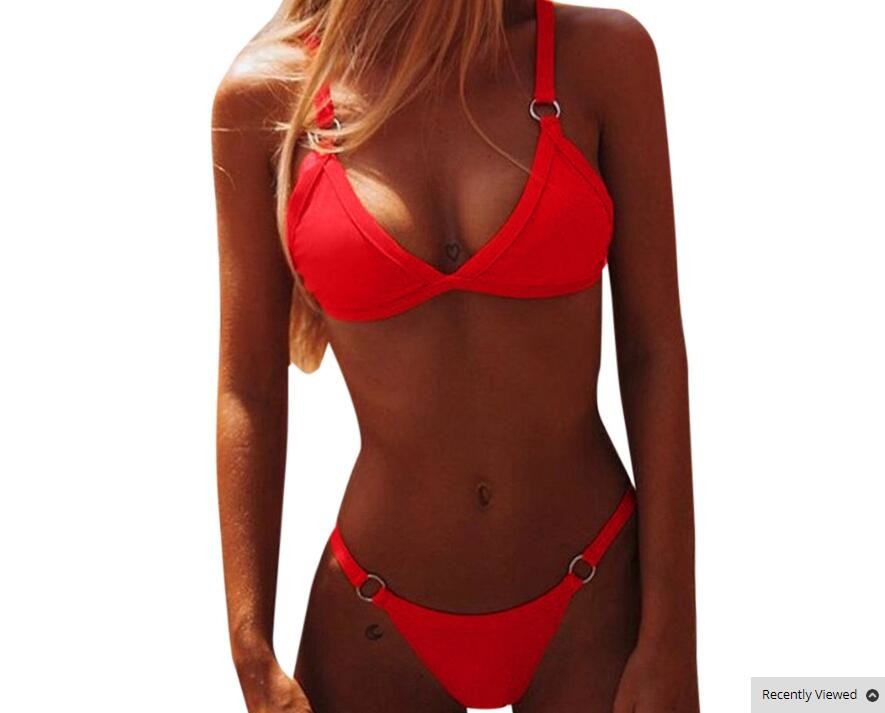 Bikinis Women's Bathing Suit Women Bandeau Sexy Brazilian Bikinis Beach Swimwear