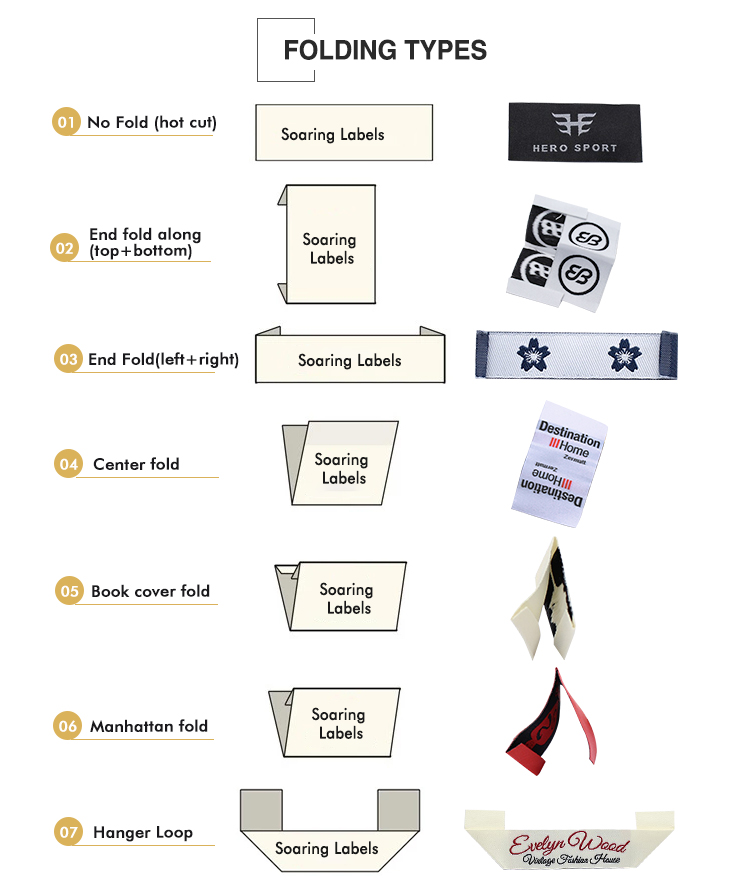 Manufacturer Iron on Customized Named Logo Woven Labels Badges for Sportswear
