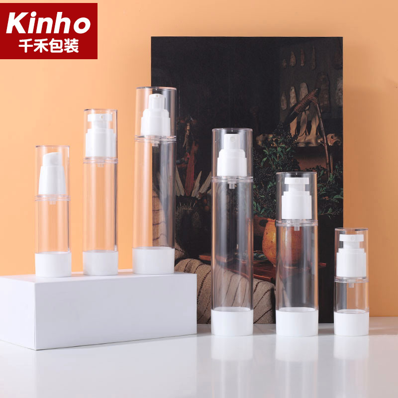 Travel Cosmetic Airless Bottle 15-120ml Airless Pump Spray Bottle Serum Container