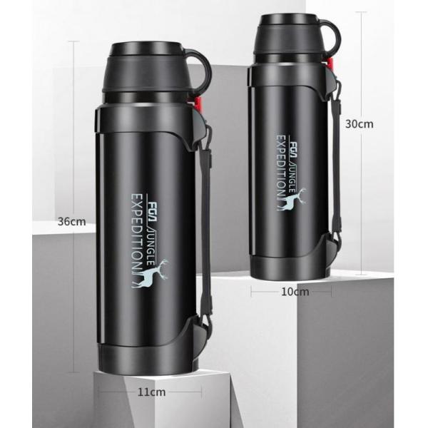 1200ML 1.2 Litre Vacuum 316 Stainless Steel Insulated Flask Bottle Hot And Cold Travel Metal Sports Bottle Easy To Carry For Outdoors Activities