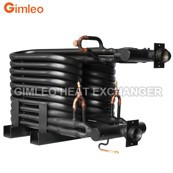 20HP 88KW 300000 BTU Condenser Evaporator Heat Exchanger Tube In Tube