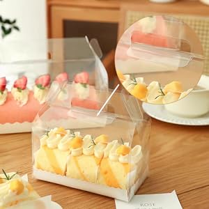 Clear Cake  Boxes - Prevent dust