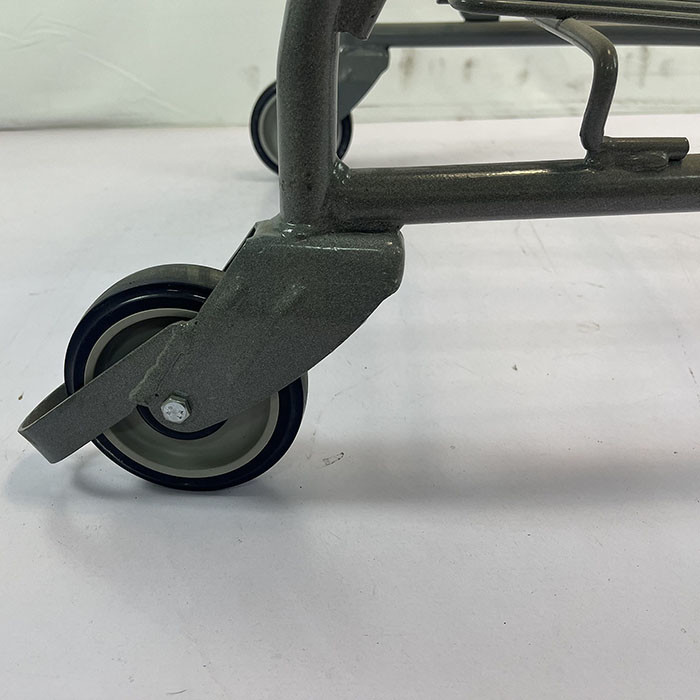 180L General Store Storage Supermarket Trolleys Steel Shopping Cart