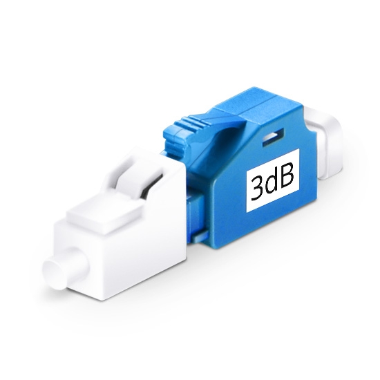 LC APC Fiber Optic Attenuator 5dB 10dB Fixed Male-Female for Fiber Adapter Connectors