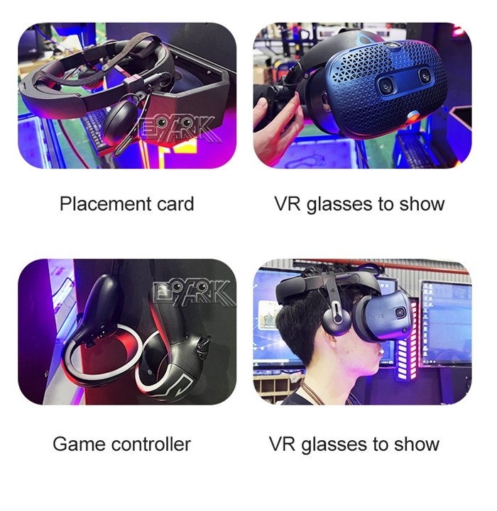 Two Player Battle Platform 9D Virtual Reality Arcade Machine Amusement Equipment