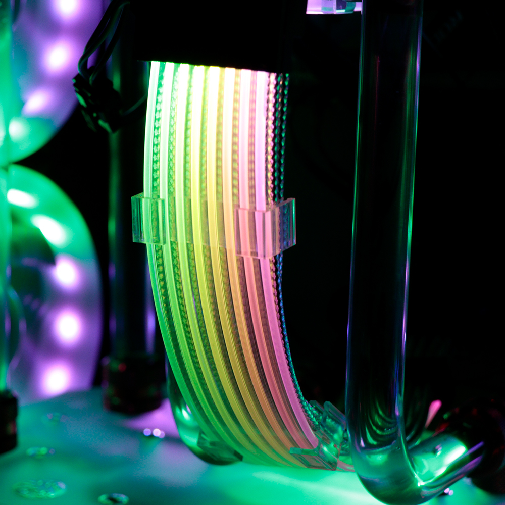 Extension Cable 8Pin RGB Single headlight row type synchronization Neon Light cable for Gaming PC