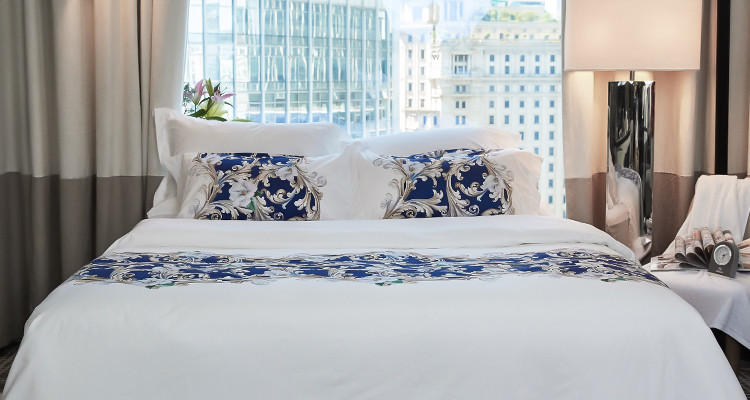 Star Hotel Collection King Sheet Set Customized 100% Cotton Hotel Bed Linens