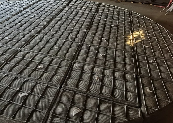 SS321 Wire Mesh Pad Mist Eliminator Dia 6000mm For Chemical Column
