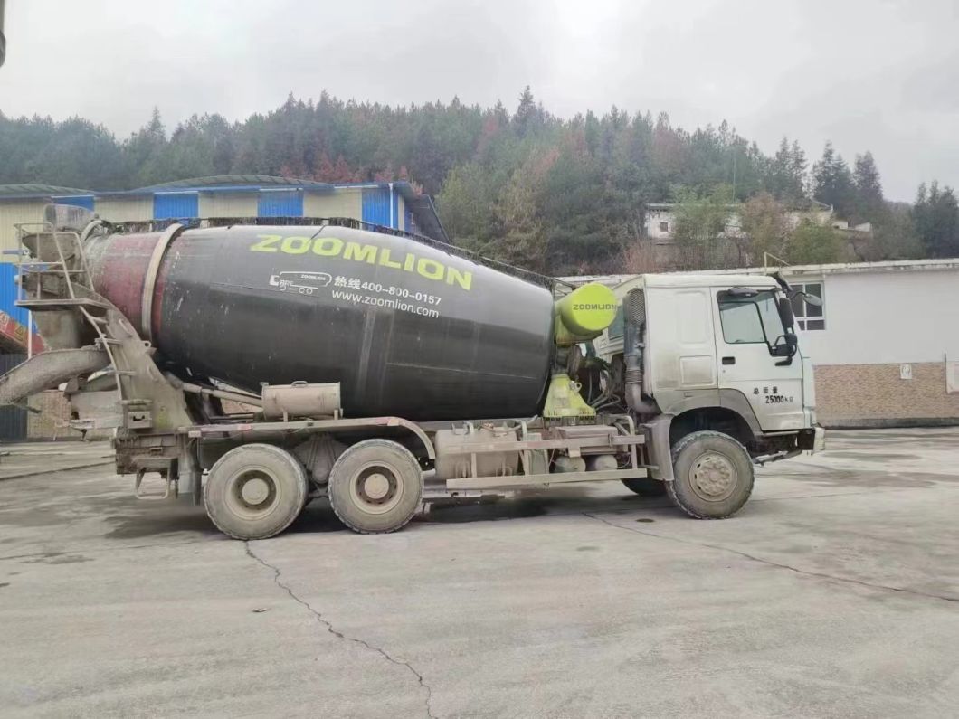 2017 Zoomlion HOWO 12cbm Used Concrete-Mixer Truck Concrete Mixing Plant