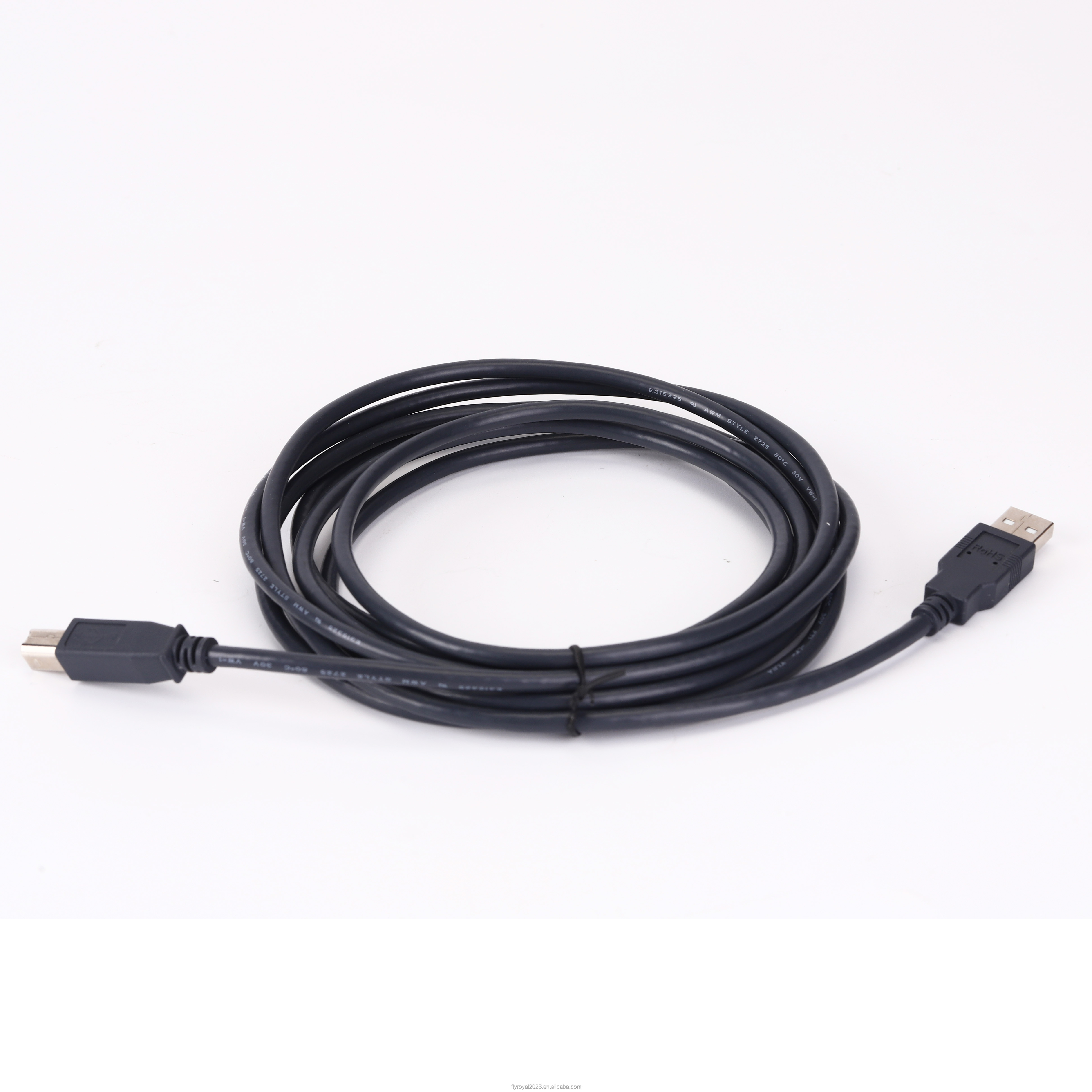 Custom USB Cables Male USB A To USB B Cable Fast Charging