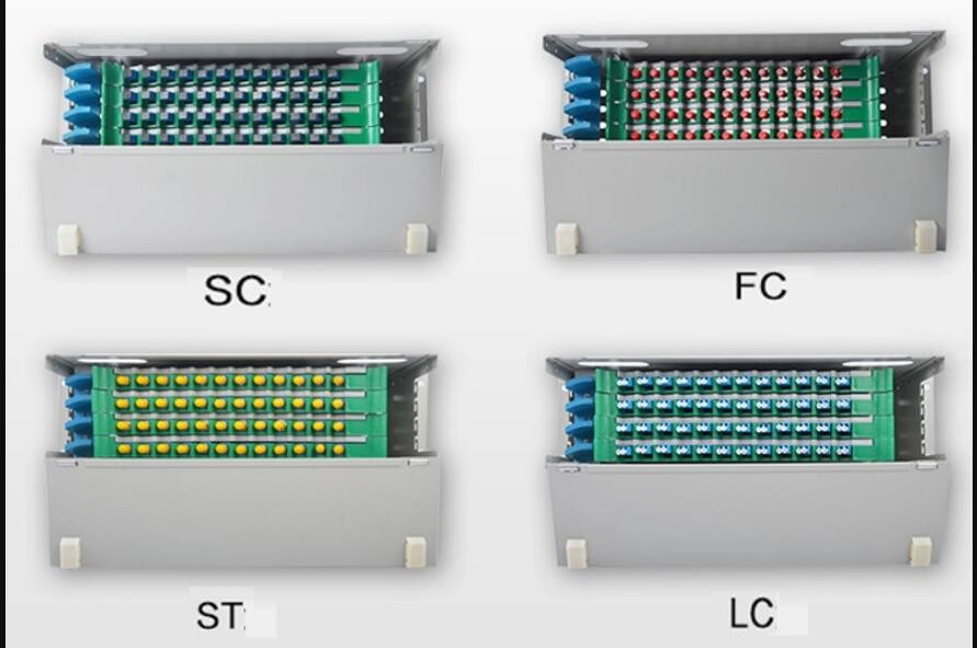 24 48 Port SC FC ST LC Optical Fiber Distribution Frame