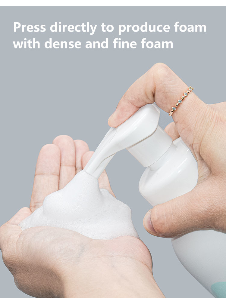 0.8cc Metal Free Mono PP Plastic Foamer Pump 43-410 Closure All Plastic Foam Pump UKAP06
