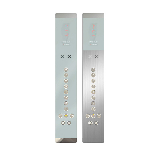 DC24V Stainless Steel Elevator COP Panel Elevator Lop And Cop Passenger Lift Parts