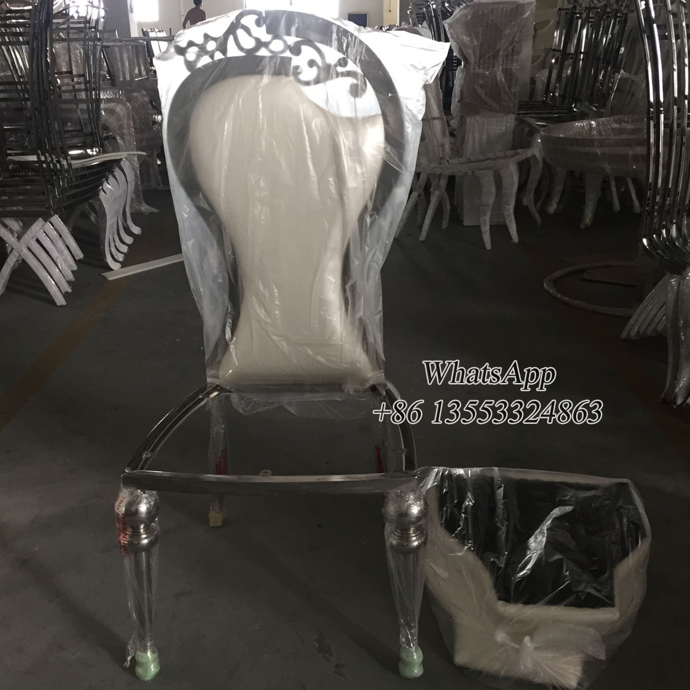 Dining Room Chairs With Stainless Steel Legs For Product From China (YS-8)