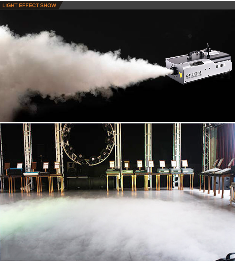 DMX512 Control 1500W Smoke Fog Machine for Stage Lighting at Wedding Party