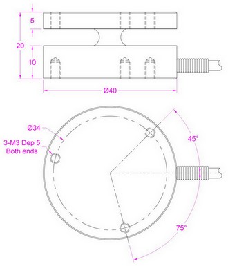 50kg thrust force measurement 100kg