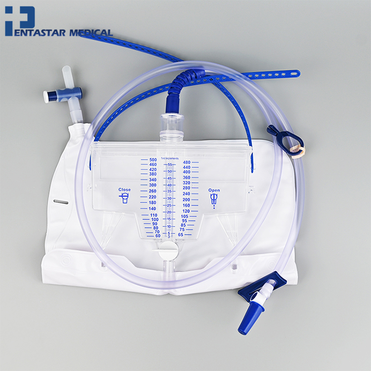 Closed Urine Meter Bag Patient Urine Drainage Bag for Hospital Use