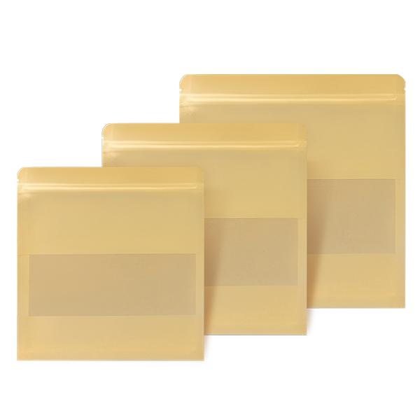 Wholesale Kraft Paper Three Side Seal Pouch Zipper Lock For Tea Food Zipper Top Empty Pouch