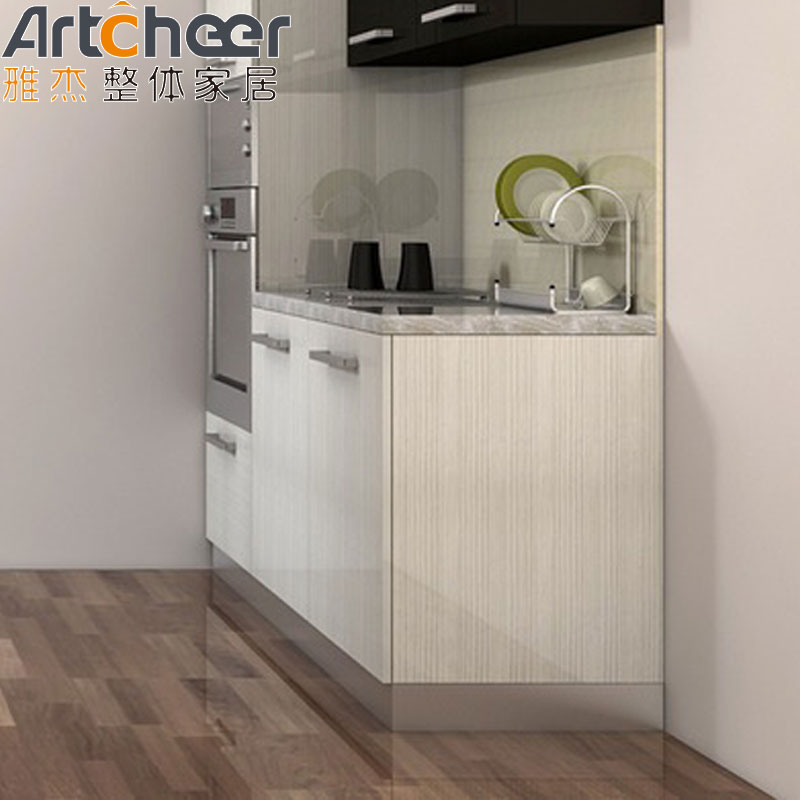 Solid Wood Melamine Finish Kitchen Cabinet Drawer Handle for Customer Satisfaction