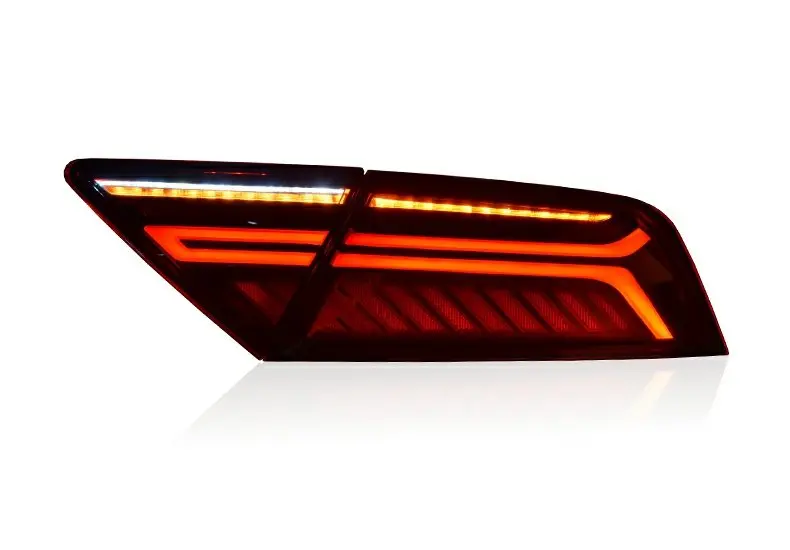 12V Audi A7 Taillight Assemblies Modified With LED Water Steering Rear Tail Lamp A7