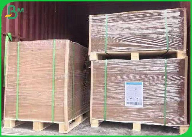 300GSM FSC Approved Brown Color Kraft Liner Sheet For Notebook Cover 