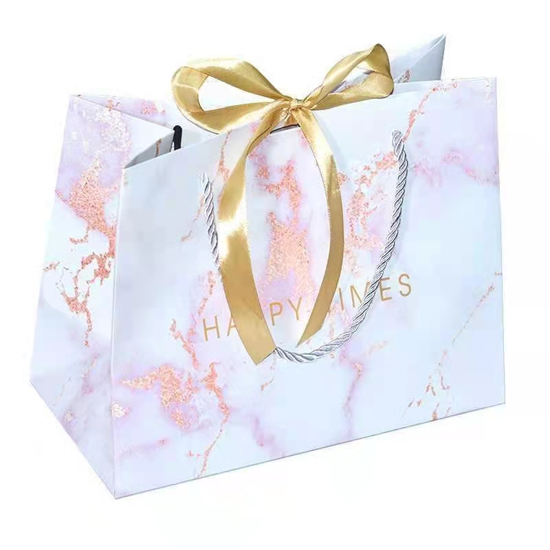 Factory custom brown kraft paper package gift bag animal paper bags