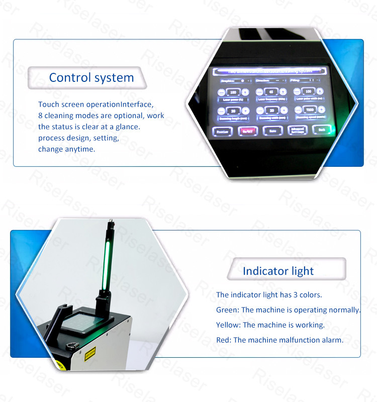 Air Cooling Backpack Laser Cleaning Machine Portable For Sale 50w 100w