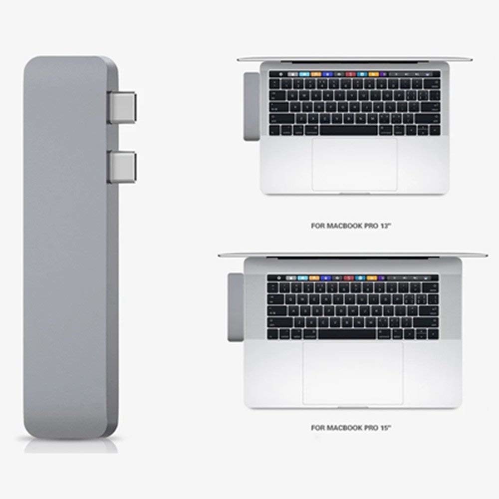 USB 3.1 Type C Hub Dual type-C USB-C HUBs Card Reader Special for Apple Macbook Pro with Thunderbolt 3