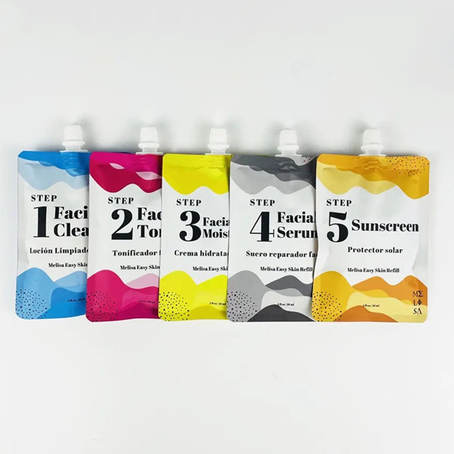 Custom Package Food Grade Stand Up Spout Pouch Bags For Beverage Juice Drink