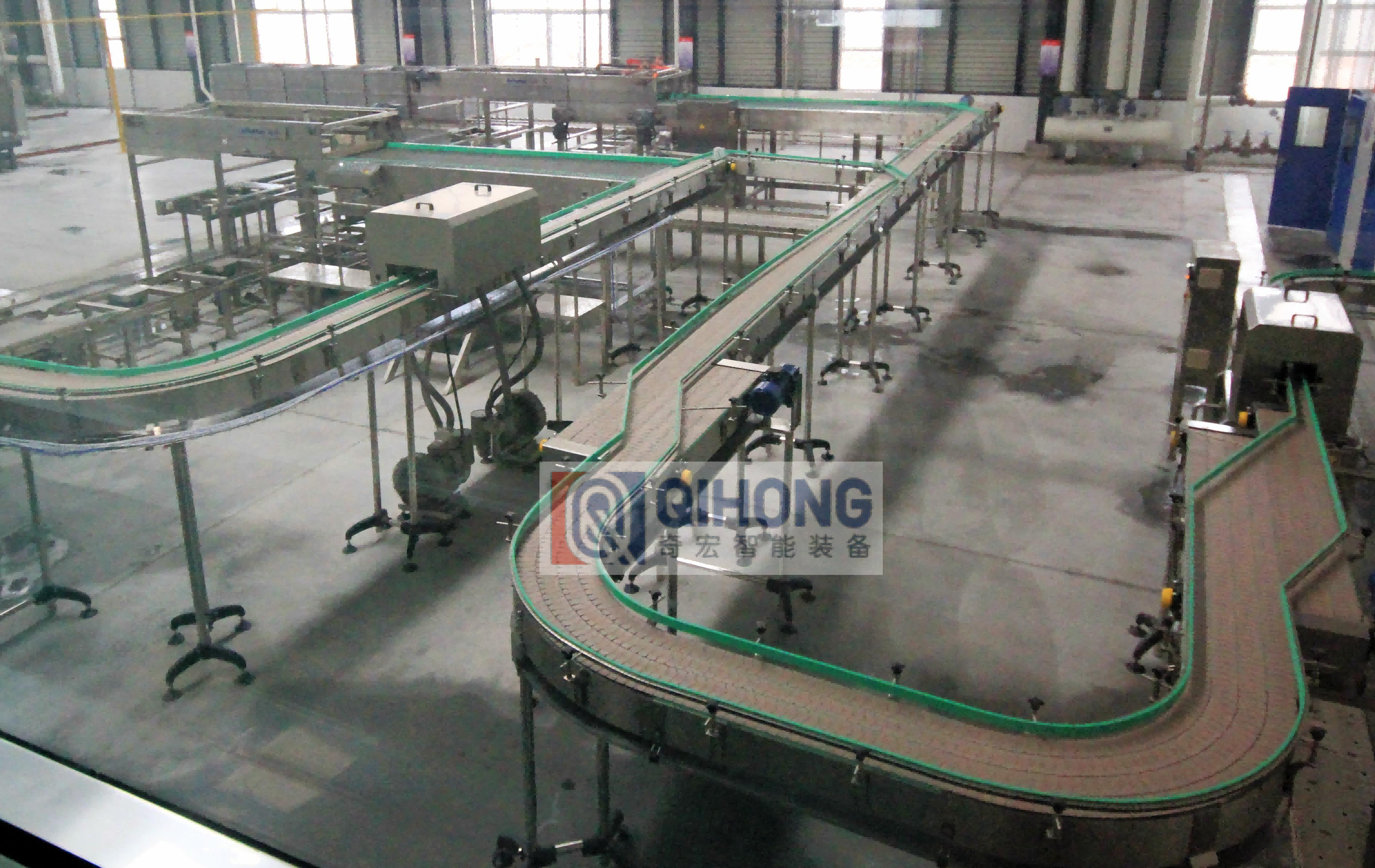 No Pressure Belt Conveyor Machine Single Column Multiple Columns