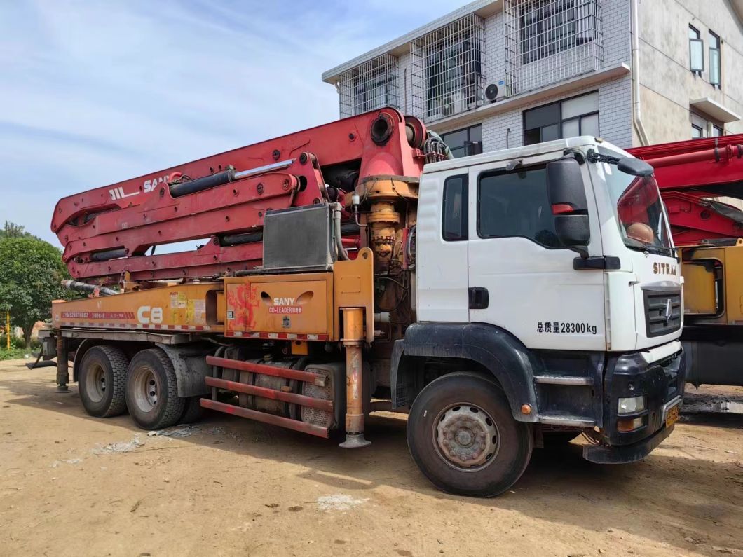 38m Concrete Pump Truck Heavy Equipment Concrete Boom Pump Truck Mounted Pump