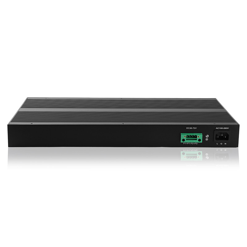 24 Gigabit Industrial Managed POE Switch With 4 SFP Slot Port