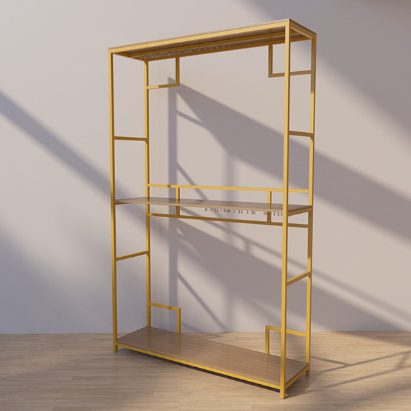 Double Layer 255mm Depth 407mm Height Clothing Organizer Rack Display cabinet with lock