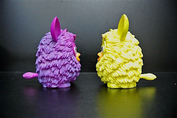 4 Colour Owl Bird Plastic Toy Figures Lovely Style For Home Decoration
