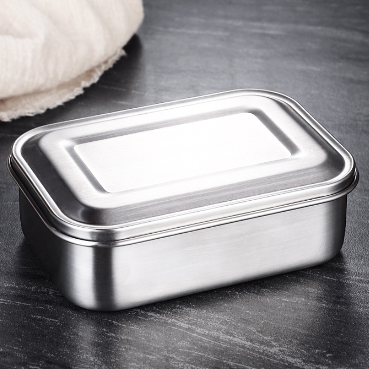 Eco - Friendly Stainless Steel Lunch Box Personalised Bento Box Containers
