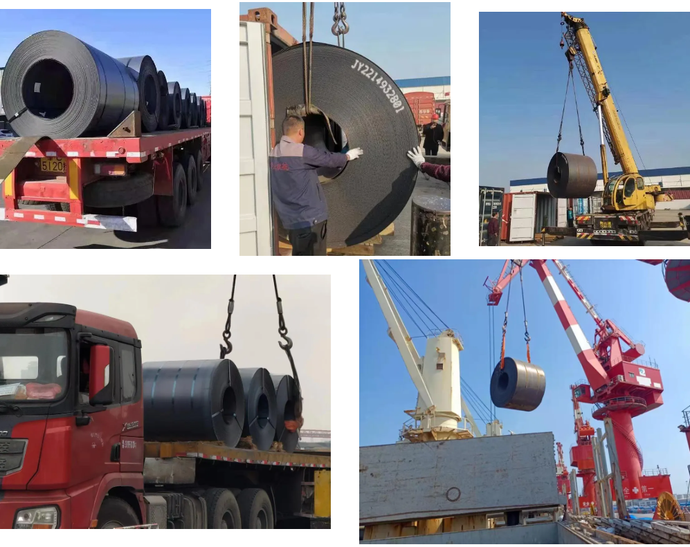 A283 Ss400 Q235 Q355 Grade50 St37 St52 Strips Price CRC HRC Ms Cold Hot Rolled Carbon Steel Coil