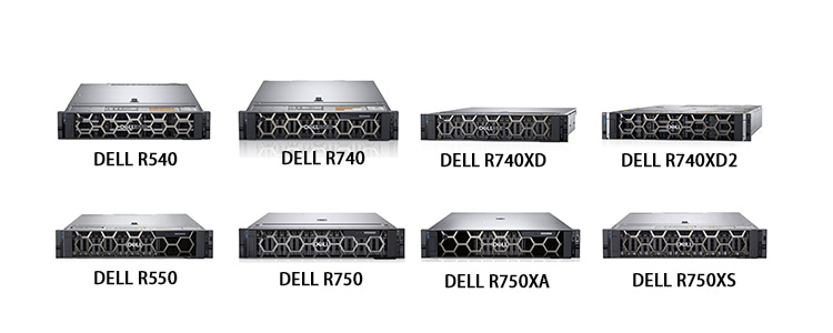 Poweredge R760 R750 R750xa R550 R740xd2 2U Dual CPU PC Computer Data Center GPU Rack Server