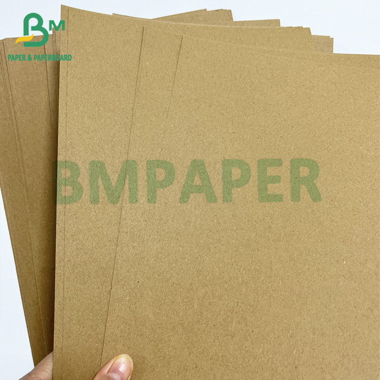 180gsm Printable Recycled Pulp Uncoated Brown Test Liner Paper