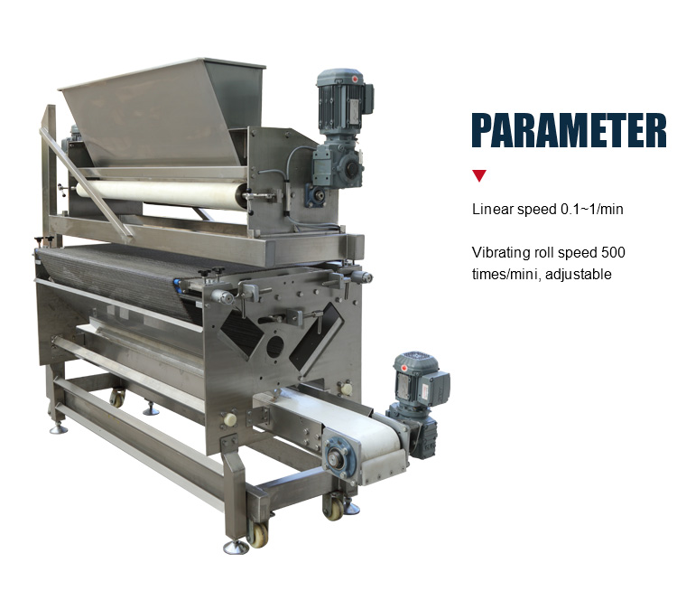 Customized Adjustable Electric Salt Sugar Sprinkler Machine For Biscuit Production
