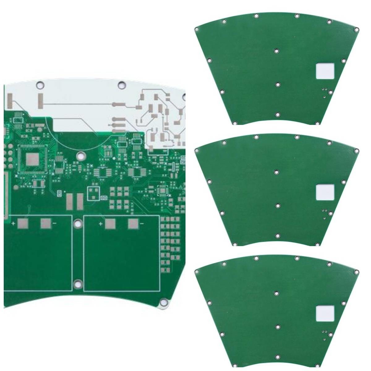 High TG Green Ceramic PCB Board OSP HASL Semiconductor Microelectronics