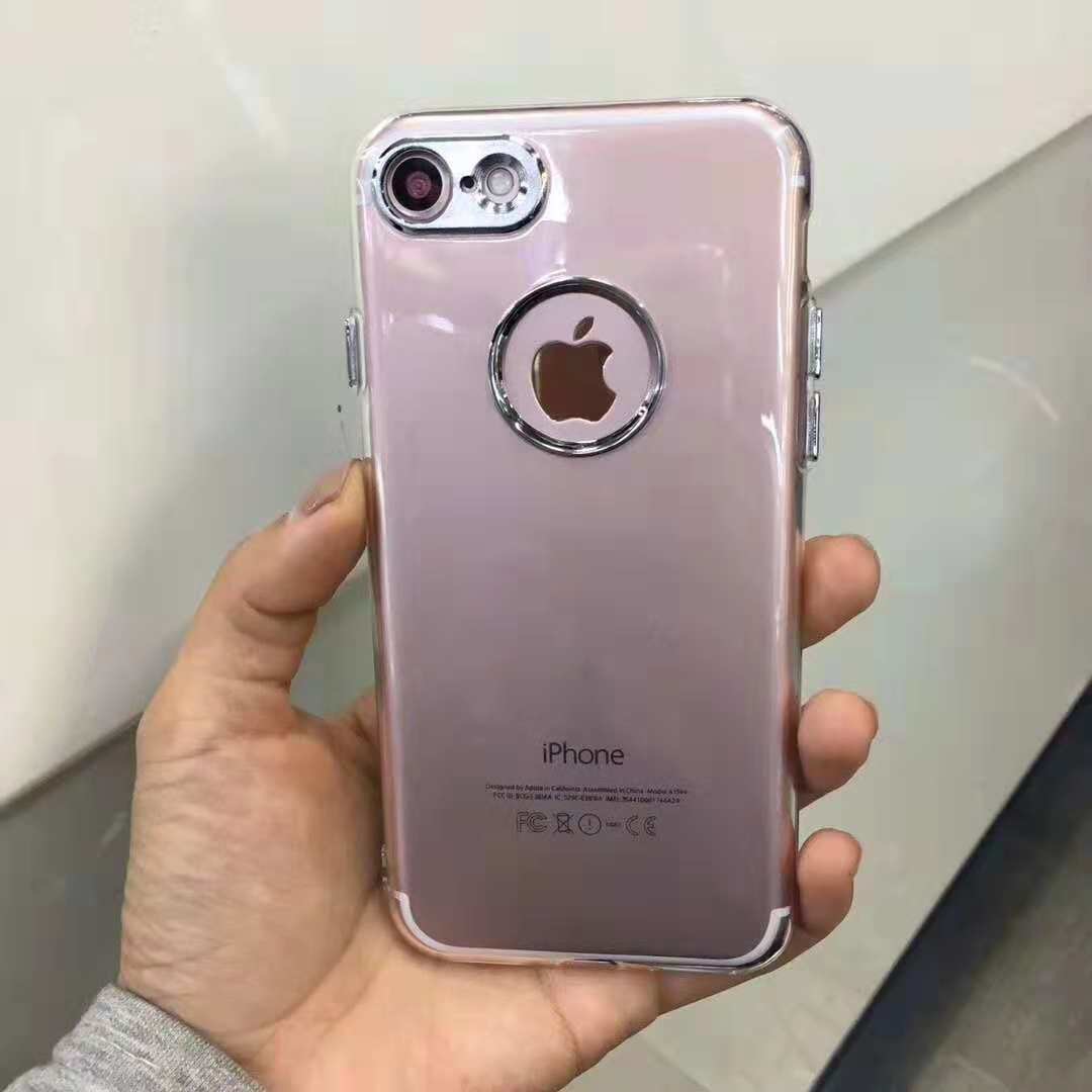 TPU+ABS Color Clear Metallic Button Protective Case Back Cover For Xiaomi A2 Mi5x Redmi note 4 Mi6 Xiaomi note 3