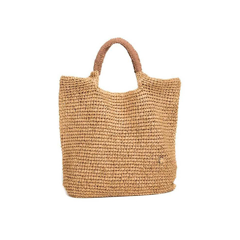 Diving Material Hand Woven Rope Tote Beach Bag Large Capacity For Outdoor