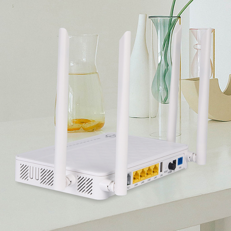 Ethernet Ports FTTB Cortina Chipset Wifi Epon ONU Dual Pon Port