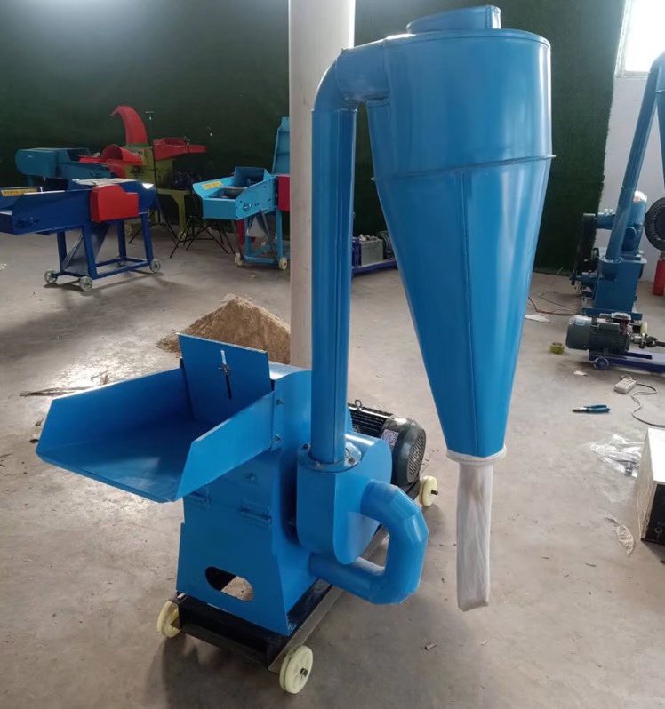 Diesel Engine Corn Husk Grinding Pig Feed Crusher Machine Hammer Mill