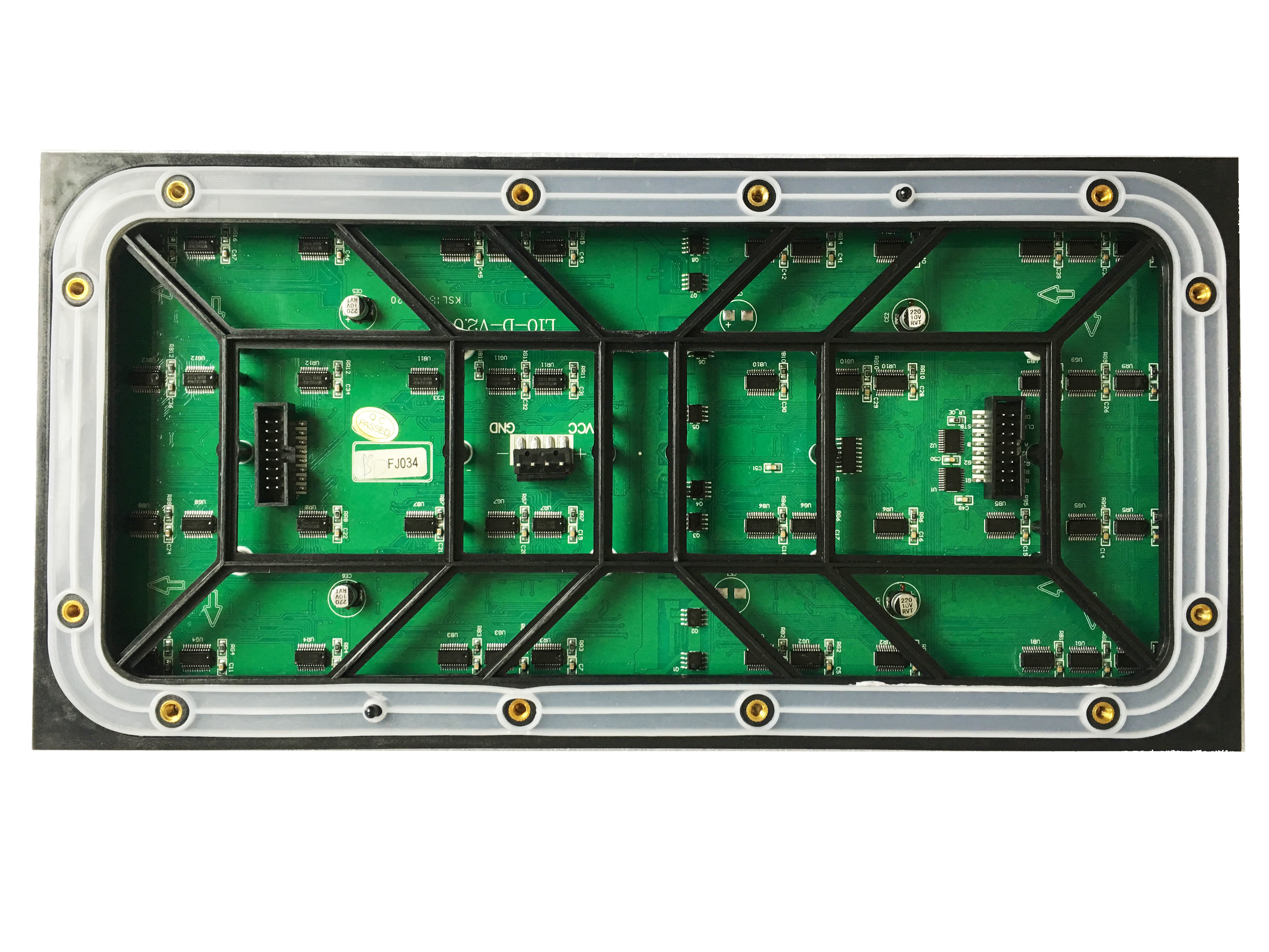 High Brightness P10 Full Color LED Module 1/2S , LED Matrix Display Module