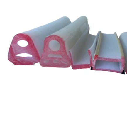 High Temperature Resistant Silicone Rubber Anti-collision Strip for Moulding Processing